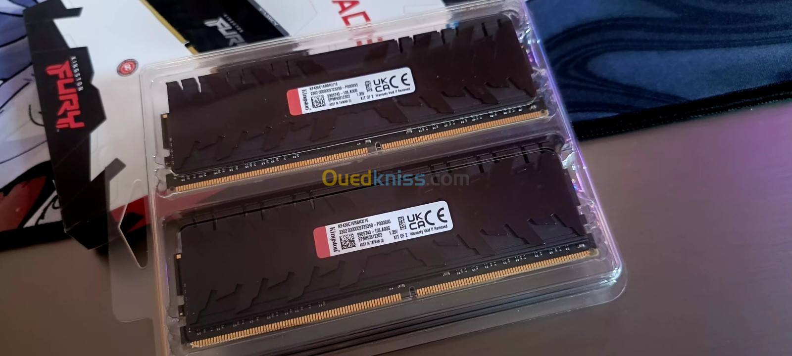 RAM Kingston Fury RENEGADE DDR4 16Go 2*8 