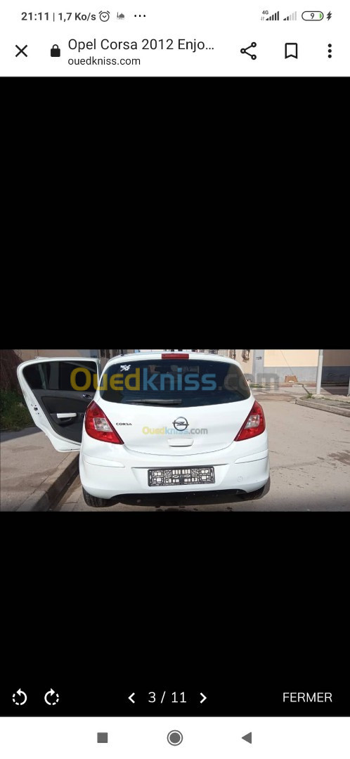 Opel Corsa 2012 Corsa