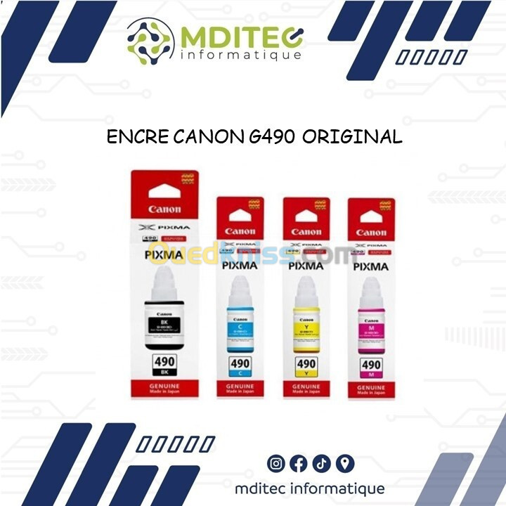 ENCRE CANON 490 ORIGINAL PACK