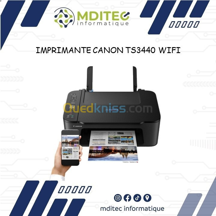 IMPRIMANTE CANON TS3440 WIFI 