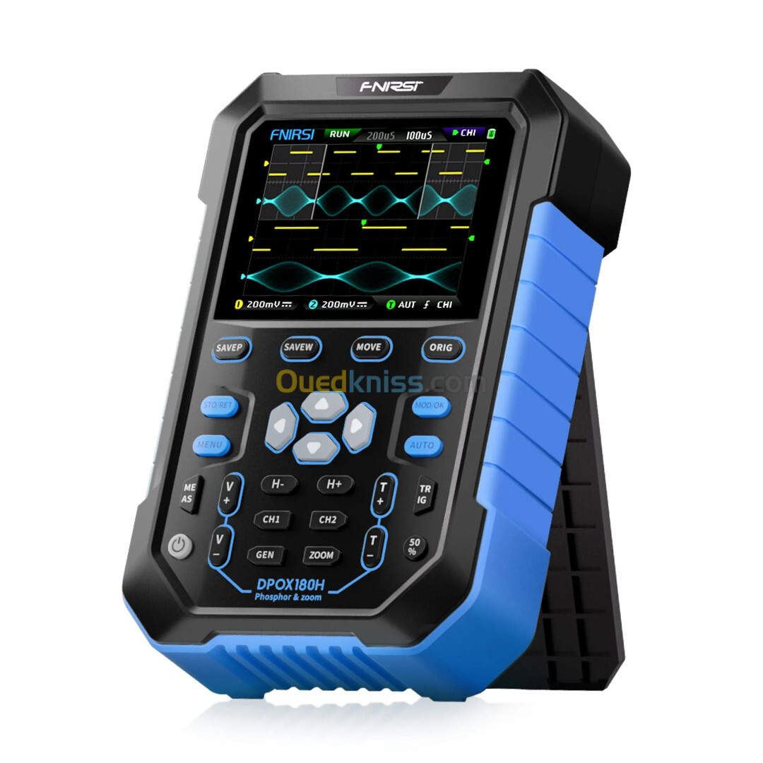 Oscilloscope numérique à phosphore FNIRSI DPOX180H 2 canaux 180 MHz 2-EN-1