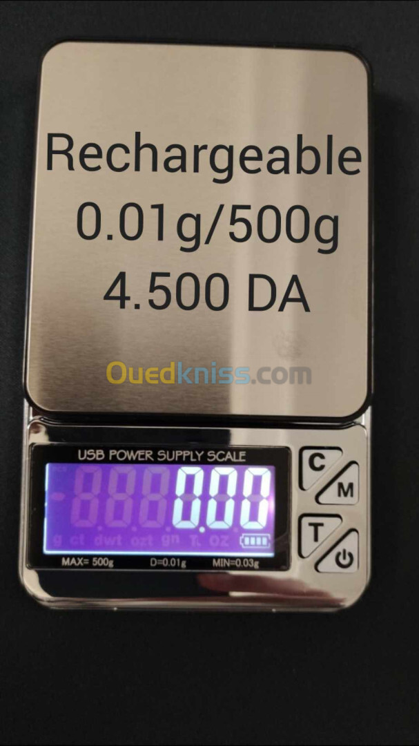 Mini balances de Précision numériques 0.01g/500g