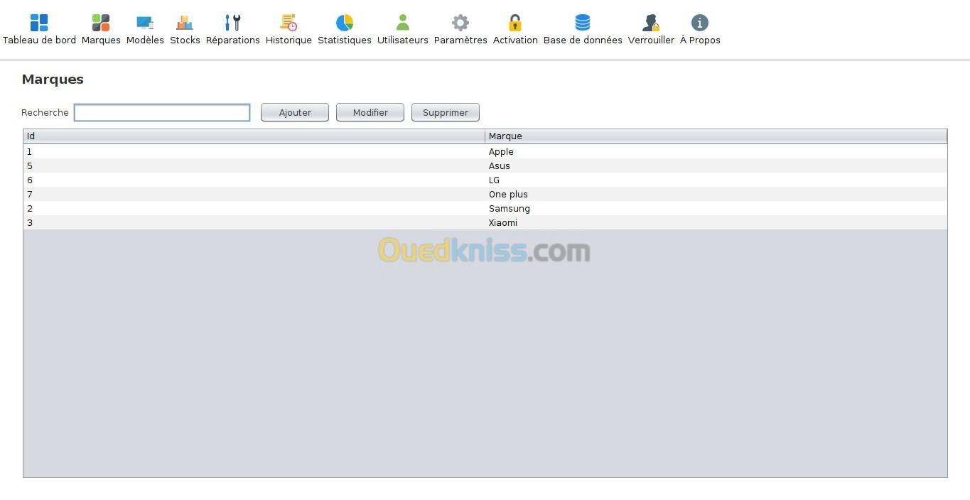 Logiciel De Gestion Des Réparations - برنامج تسيير محلات الصيانة