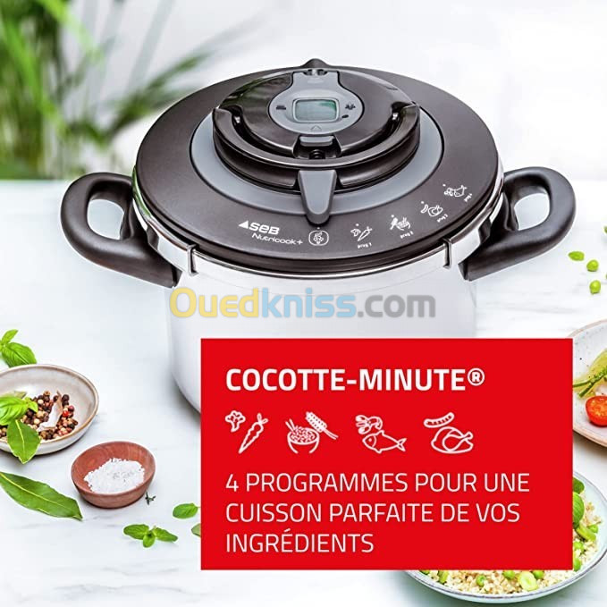Seb Cocotte-minute Nutricook+ 6L