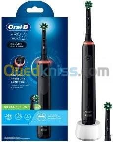 Brosse À Dents Électrique Oral-B PRO3 3000 Black Édition + 1 Brossette Offerte