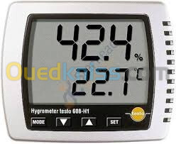 TESTO 608 H1,THERMO-HYGROMETRE AVEC CALCUL ET AFFICHAGE DU POINT DE ROSE