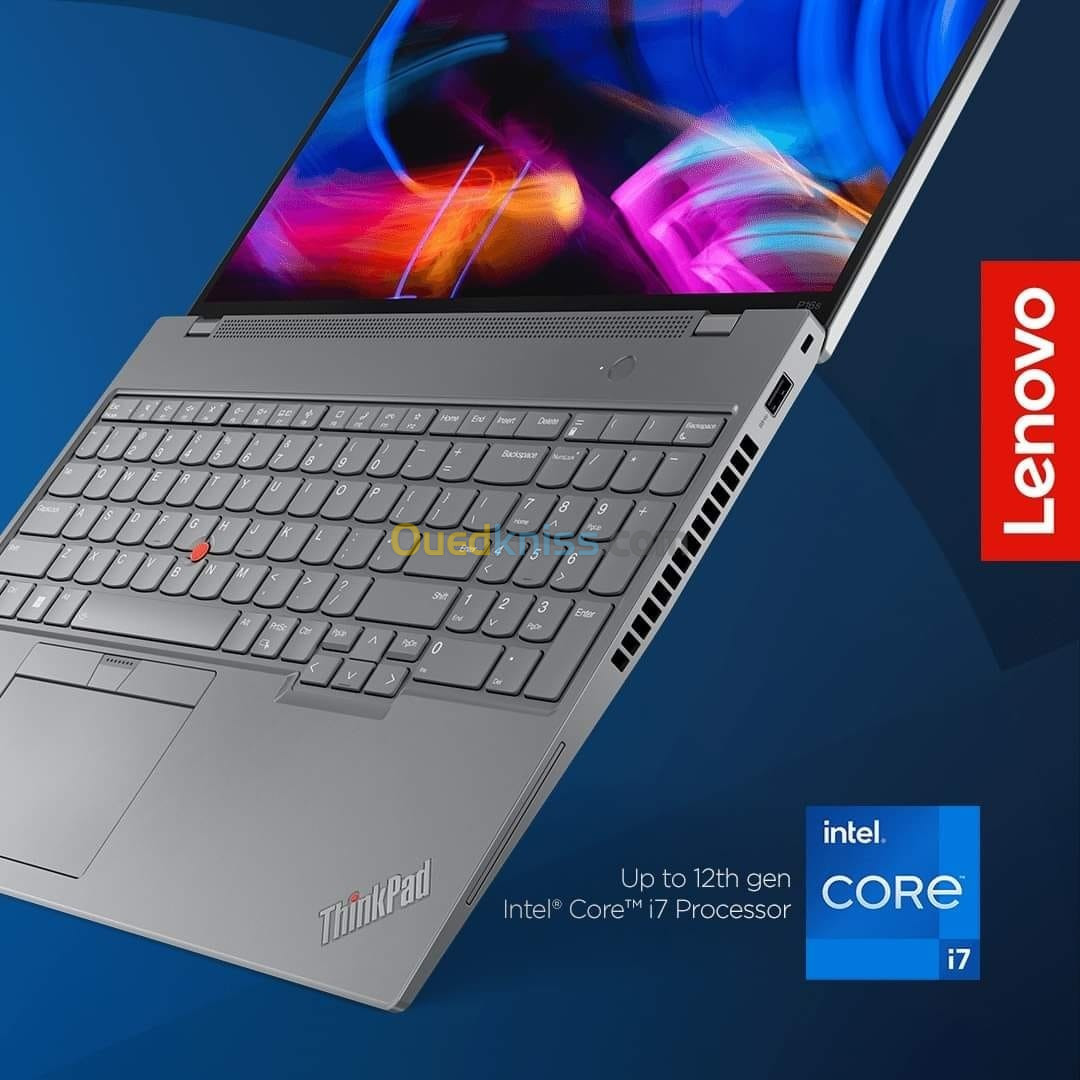 LENOVO THINKPAD P16S  2023/I7-1280P 5GHZ/RAM 16GB/DISK 512GB SSD/NVIDIA T550 4GB/ECRAN 16.1POUCE