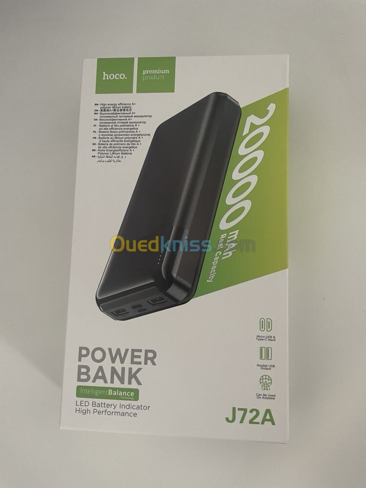 Power bank hoco j72a 20000mah original Hoco J72A