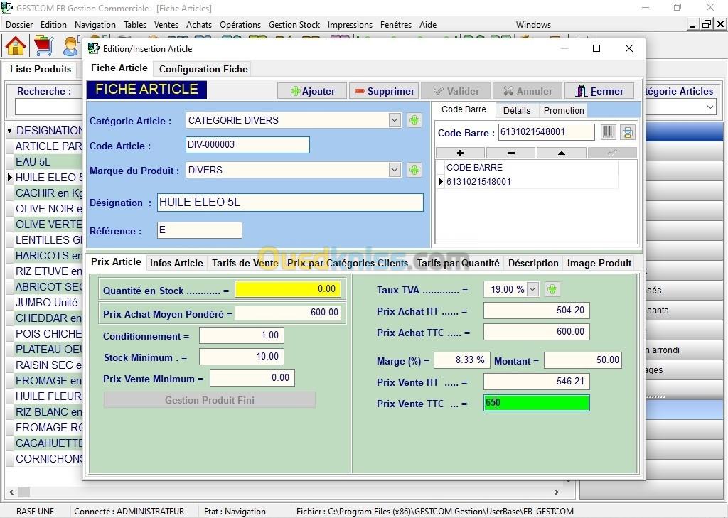 Logiciel Gestion Commerciale Algerie