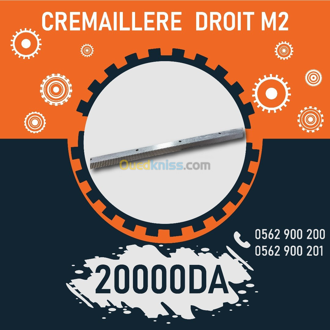 CREMAILLERE DROIT M2