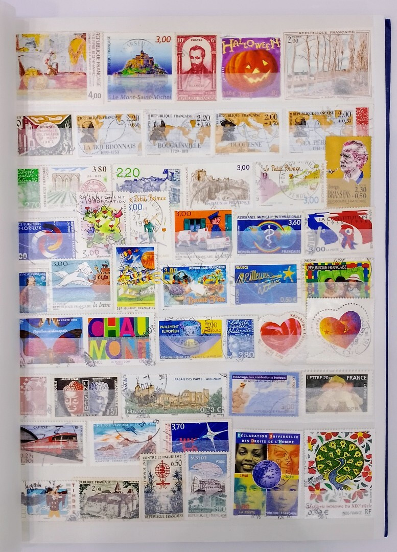 Album de timbres monde 