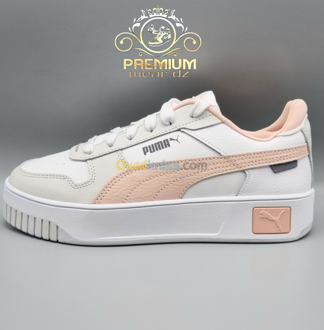 Baskets Femme Sneakers Carina Street Pink Free Style Cuir Tendance 2023 -  Blanc - Prix en Algérie