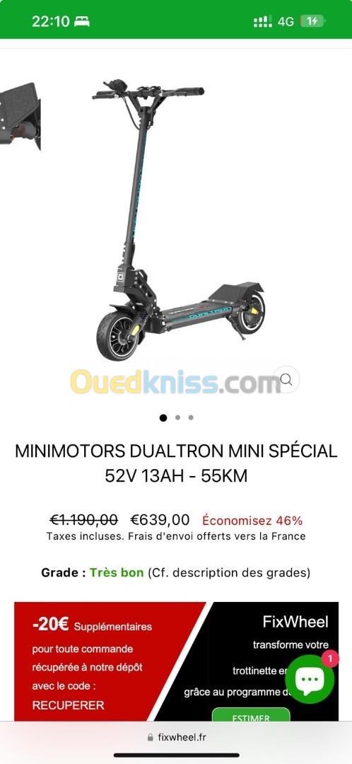 Trottinette dualtron mini batterie hs à changer 