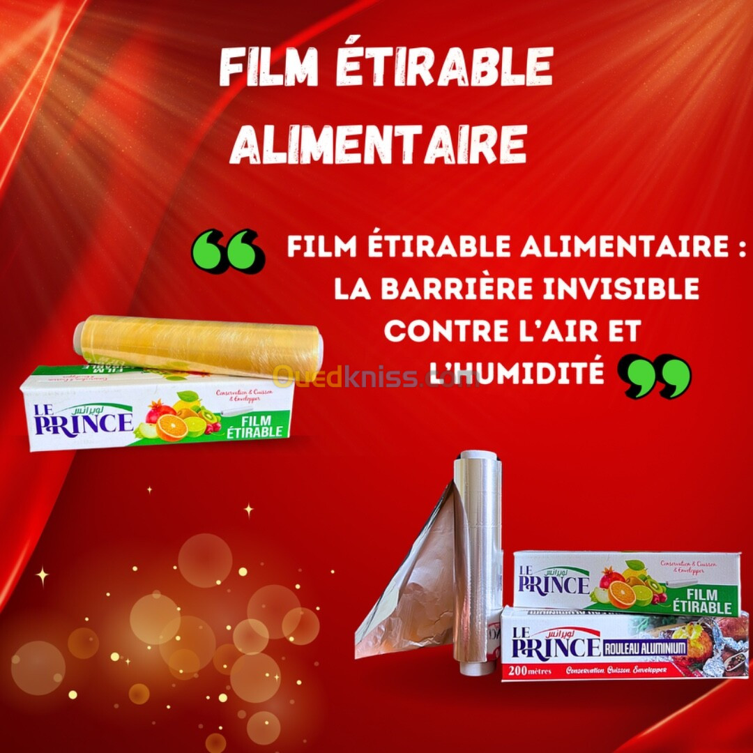 Papier aluminium, film étirable, Conservation des aliments