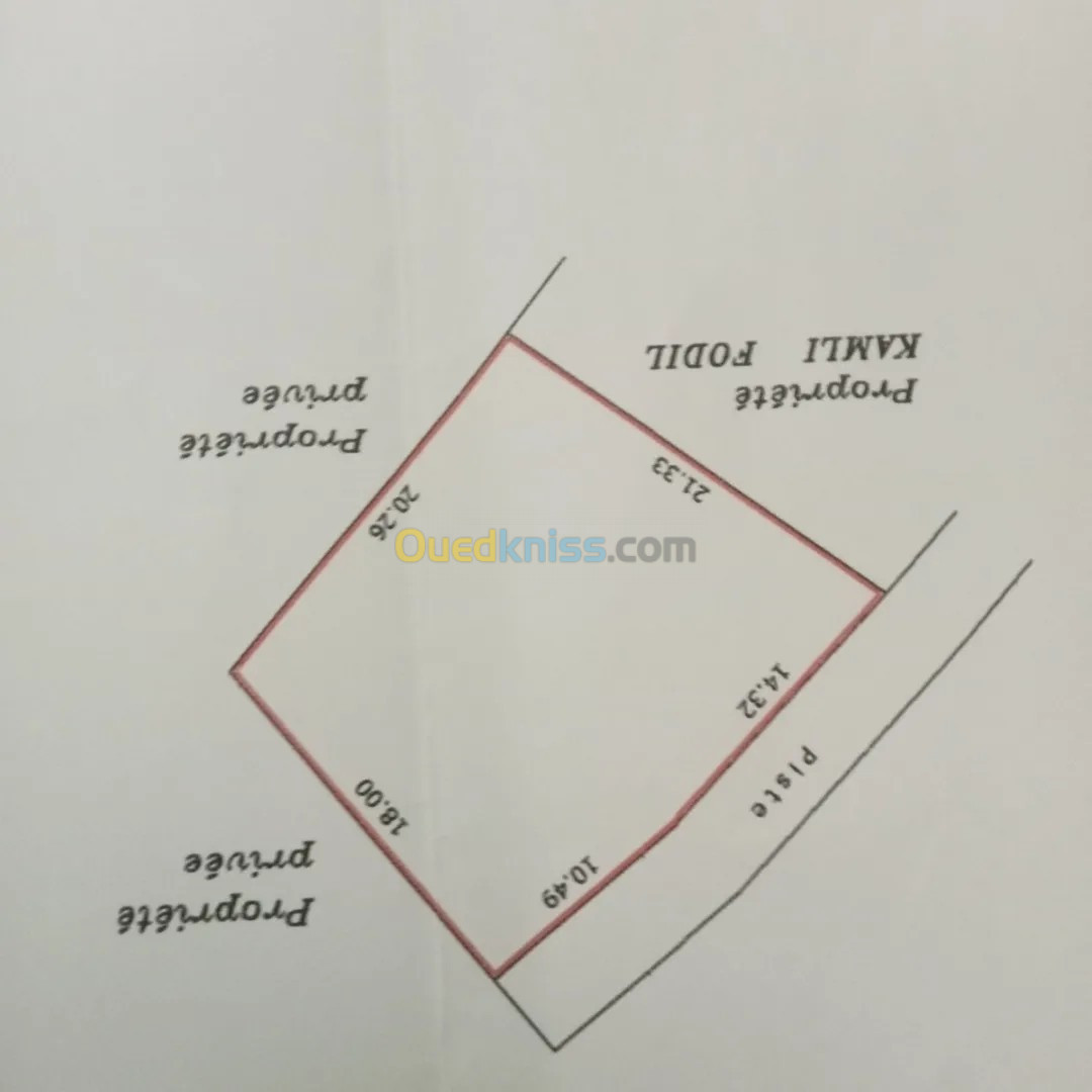 Vente Terrain Boumerdès El kharrouba