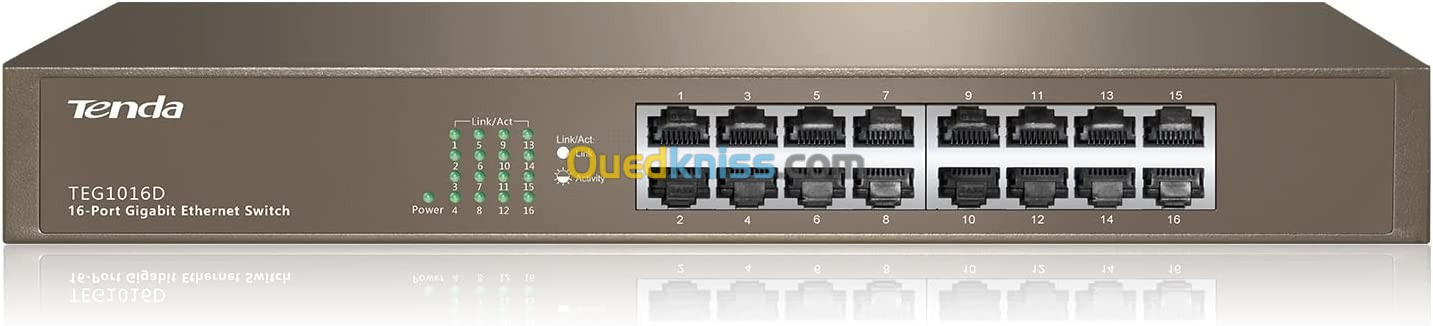 Switch Tenda 16 Ports TEG-1016D *Gigabit* Rackable