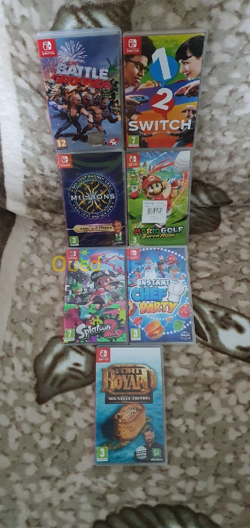 Collection de jeux Nintendo Switch