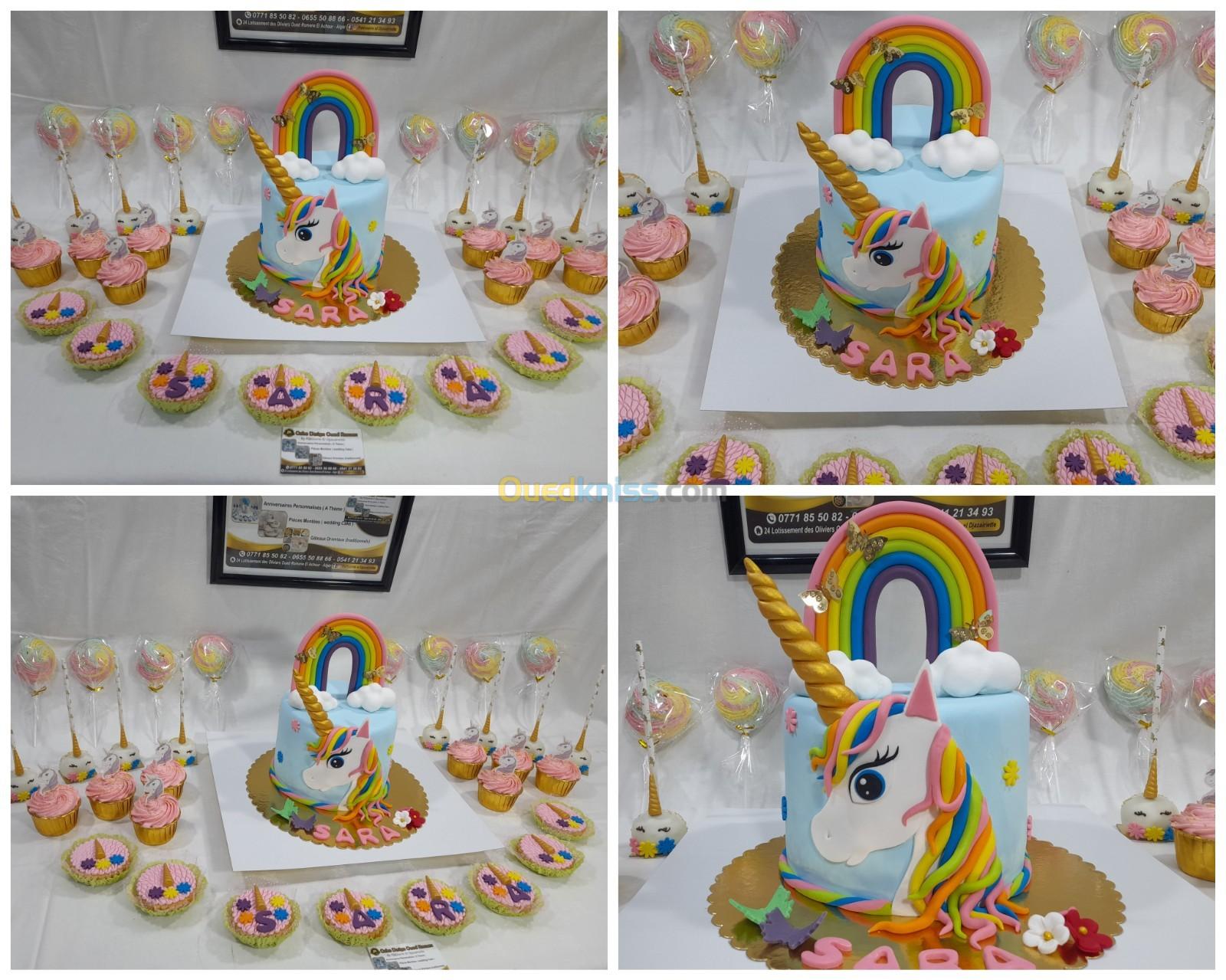 Gâteaux d'anniversaires personnalisés 