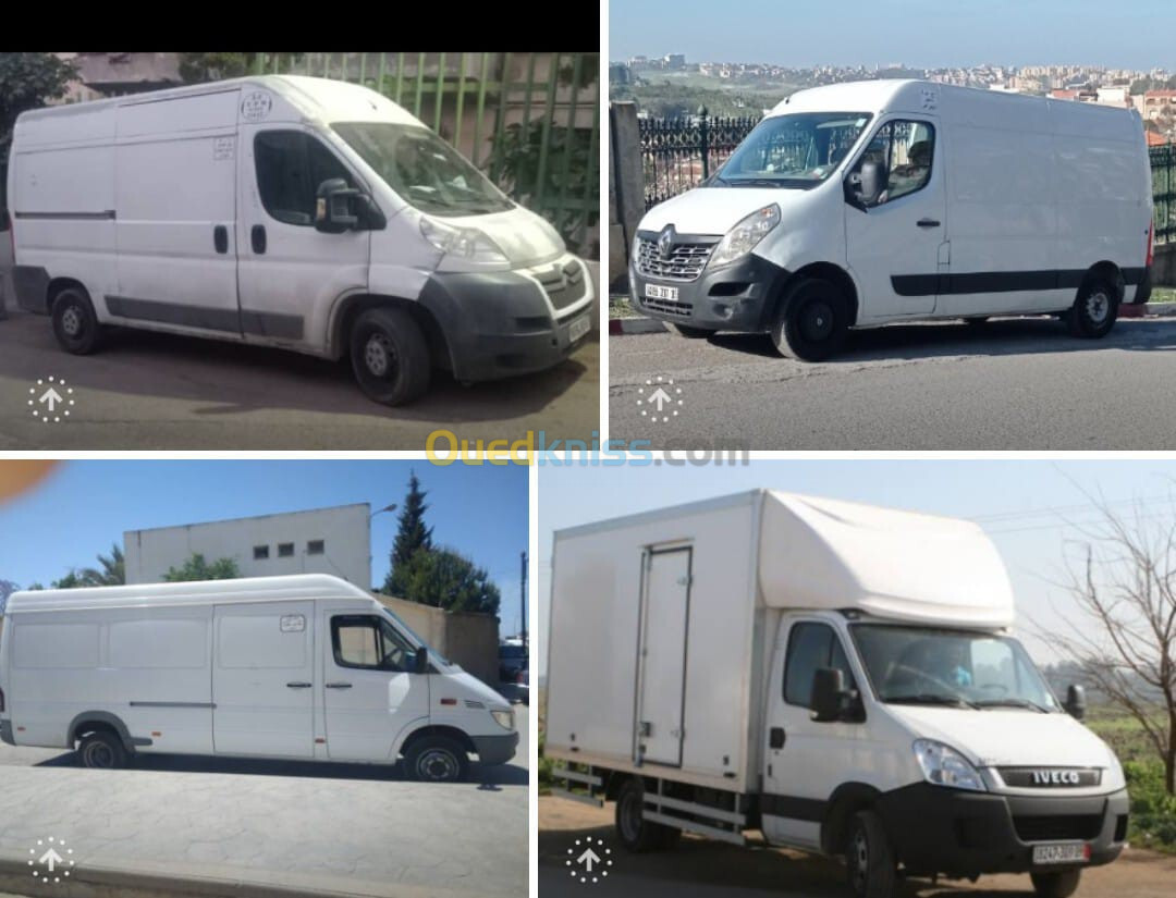 Transport de marchandise et demenagement 58 wilaya alger نقل البضائع والترحيل 