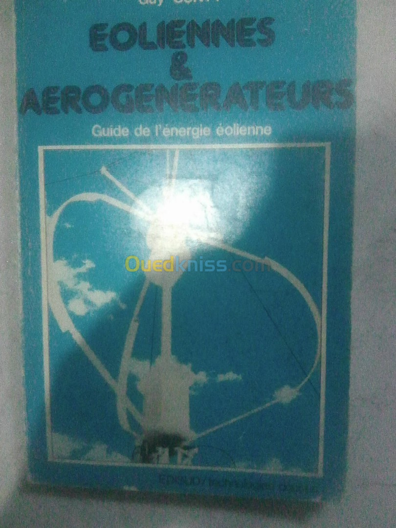 livre sur l'Eoliennes et  aerogenerateures  par  guy GUNTYlivres