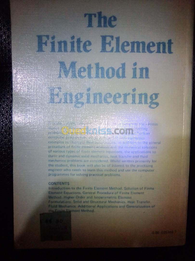 The finite element method in engineering 