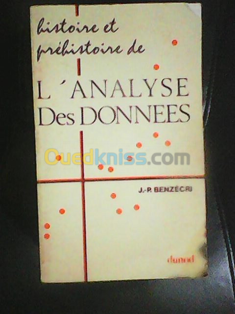 Histoire et préhistoire de l'analyse des données ad