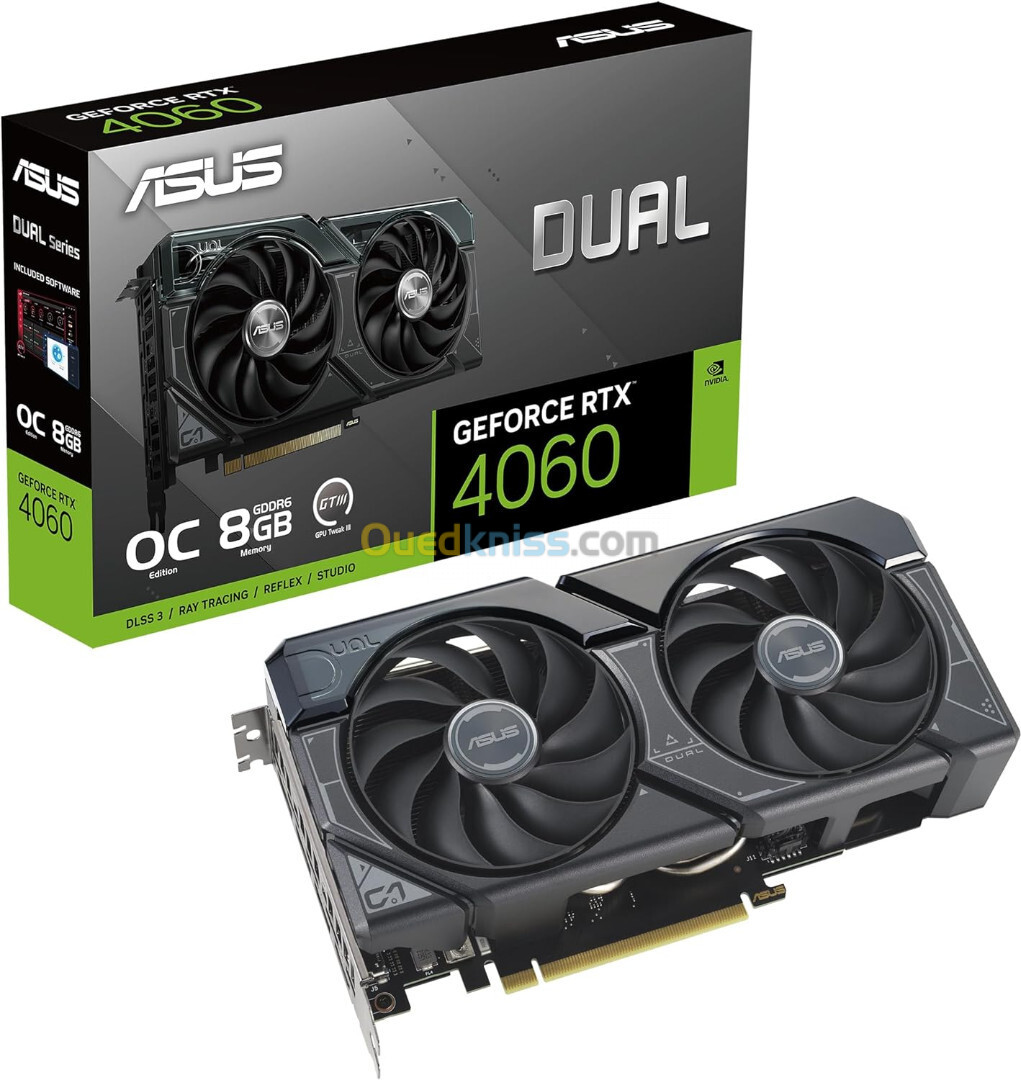 ASUS DUAL NVIDIA GeForce RTX 4060 OC Edition