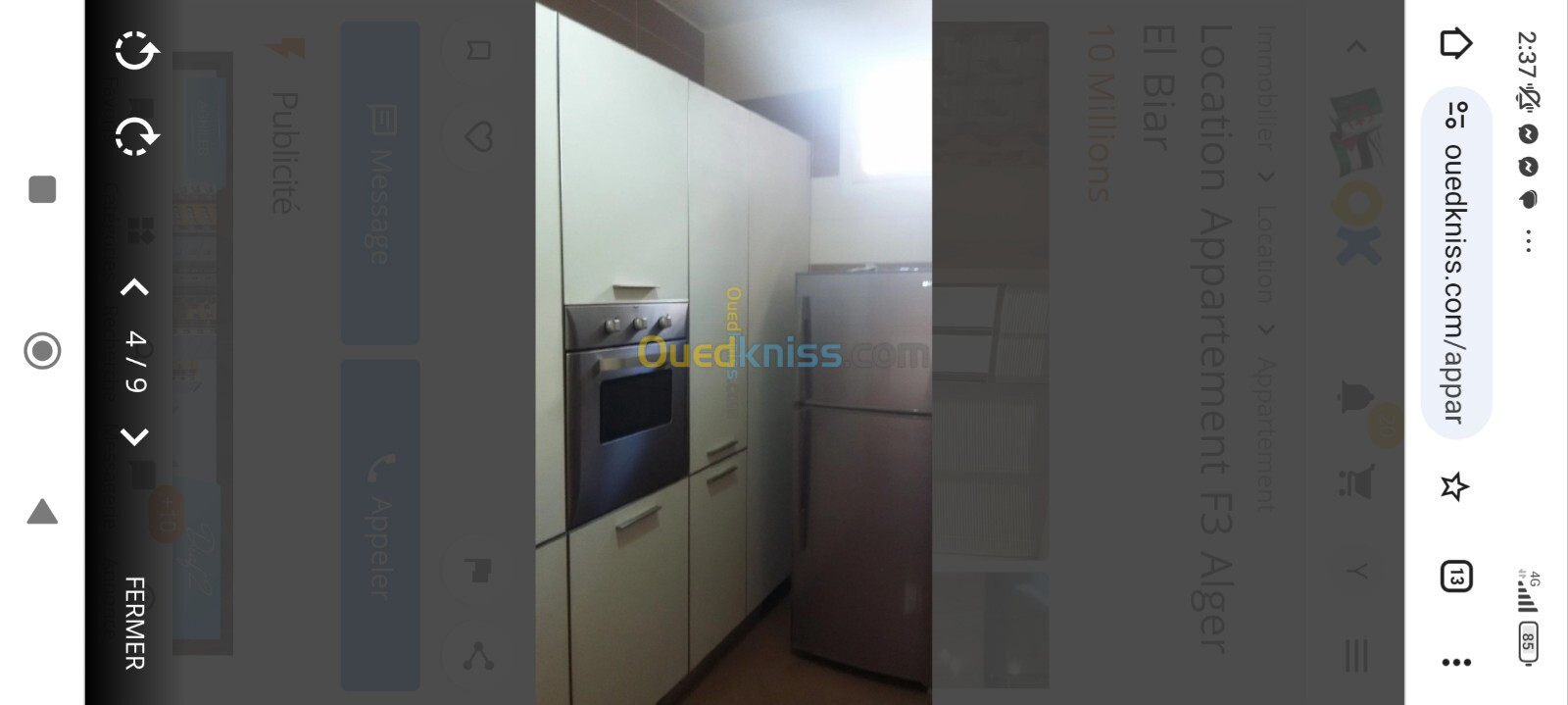 Location Appartement F3 Alger Ben aknoun