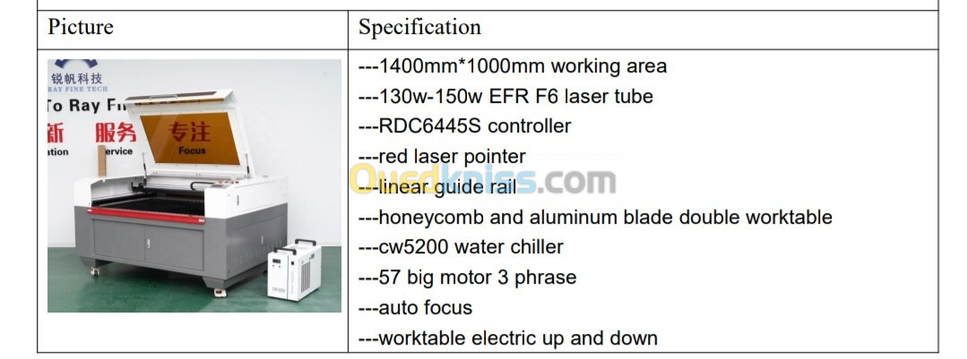 Cnc laser 1410