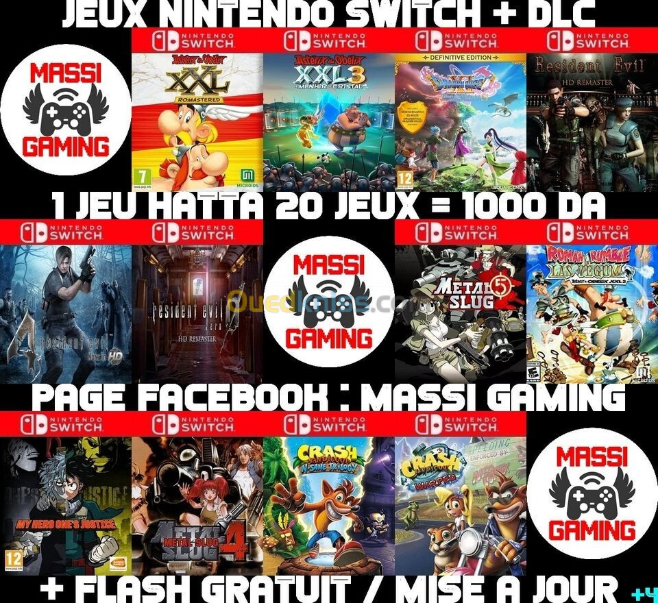 INSTALLATION JEUX DIAL NINTENDO SWITCH FLASHÉE / PUCÉE (+ FLASH GRATUIT + DLC + MISE A JOUR)