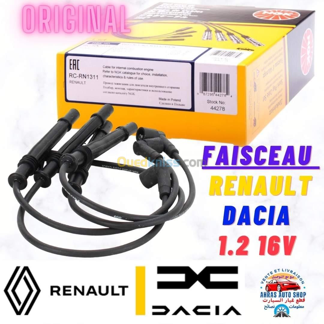 FAISCEAU_bougie allumage NGK ORIGINAL renault dacia 1.2 16v