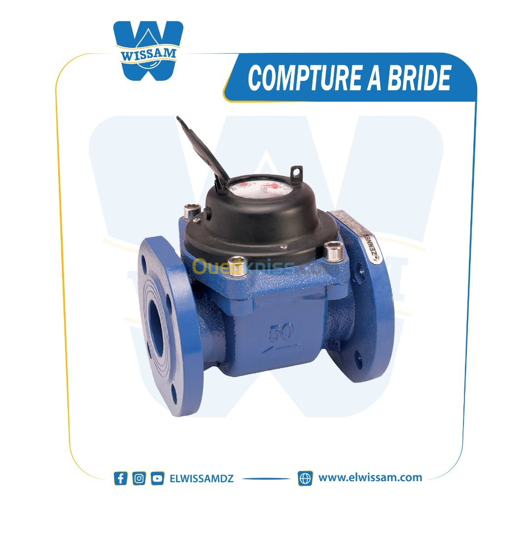 COMPTEUR D-EAU A BRIDE