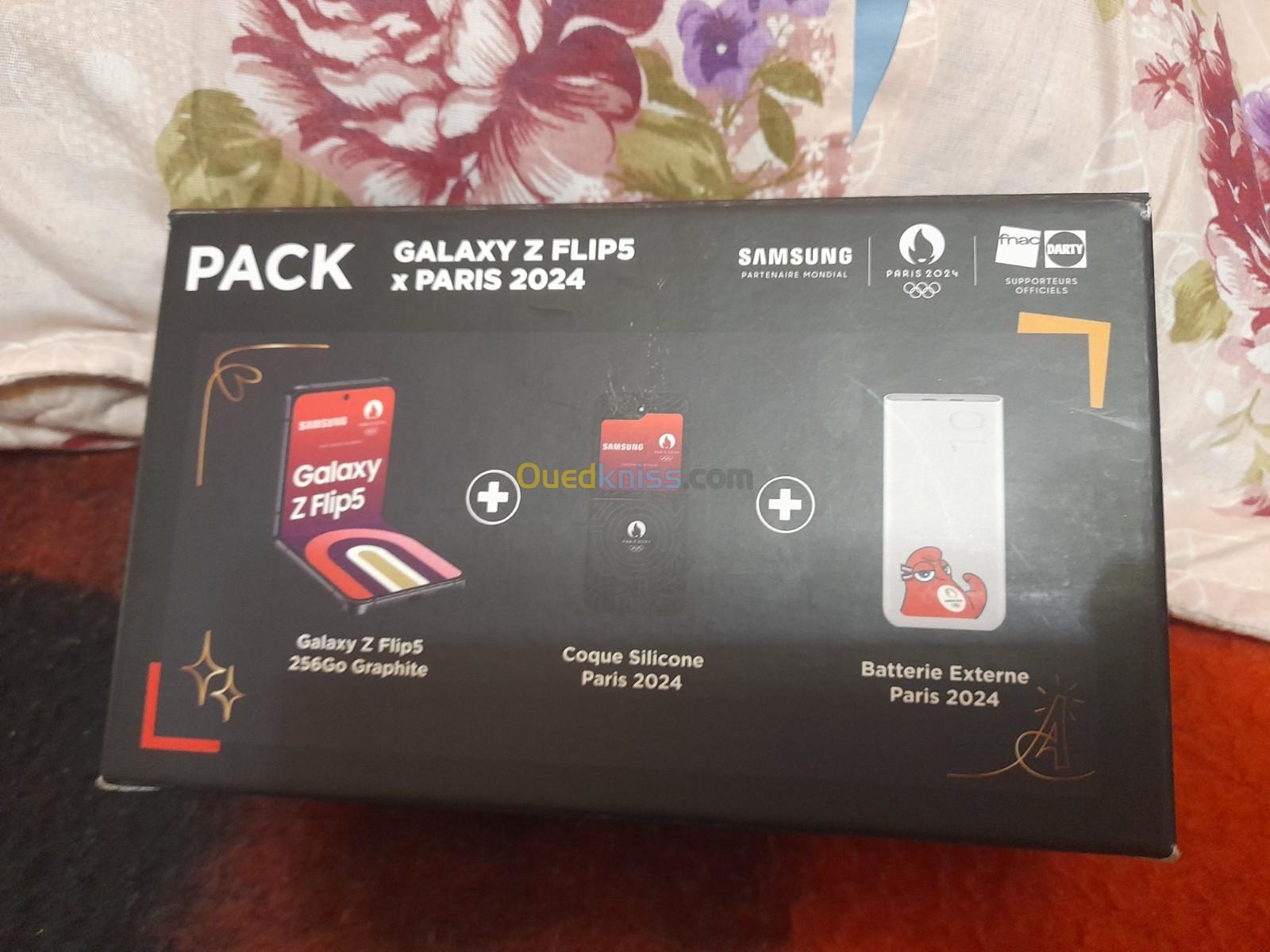 PACK   GALAXY Z FLIP5 × PARIS 2024 GALAXY Z FLIP5   256Go Graphite