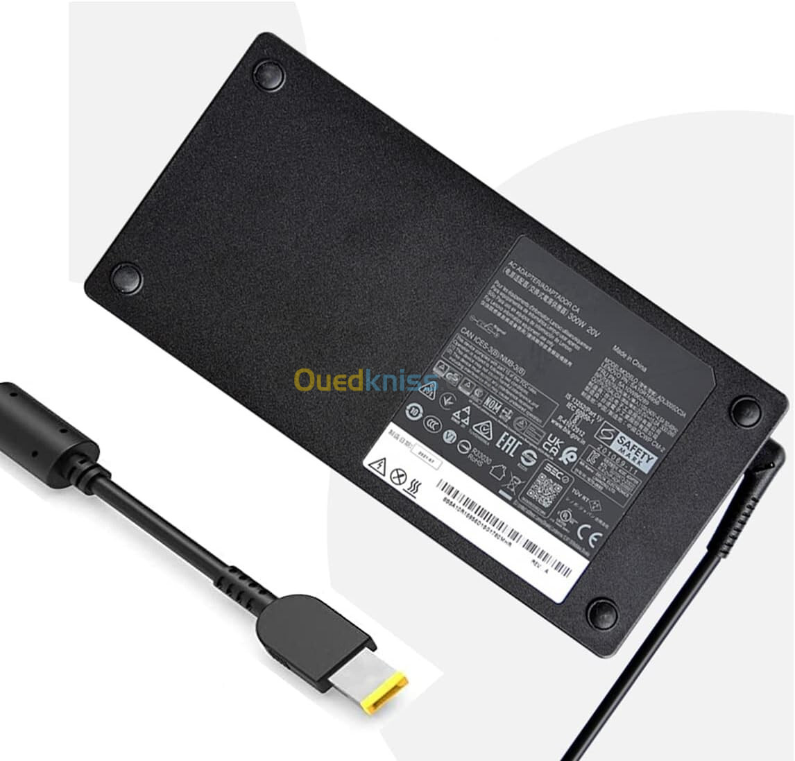 CHARGEUR LENOVO 20V 15A 300WH ORIGINAL FOR LEGION 5 Y540 Y740 Y910 Y920 - THINKPAD R9000P R9000K 