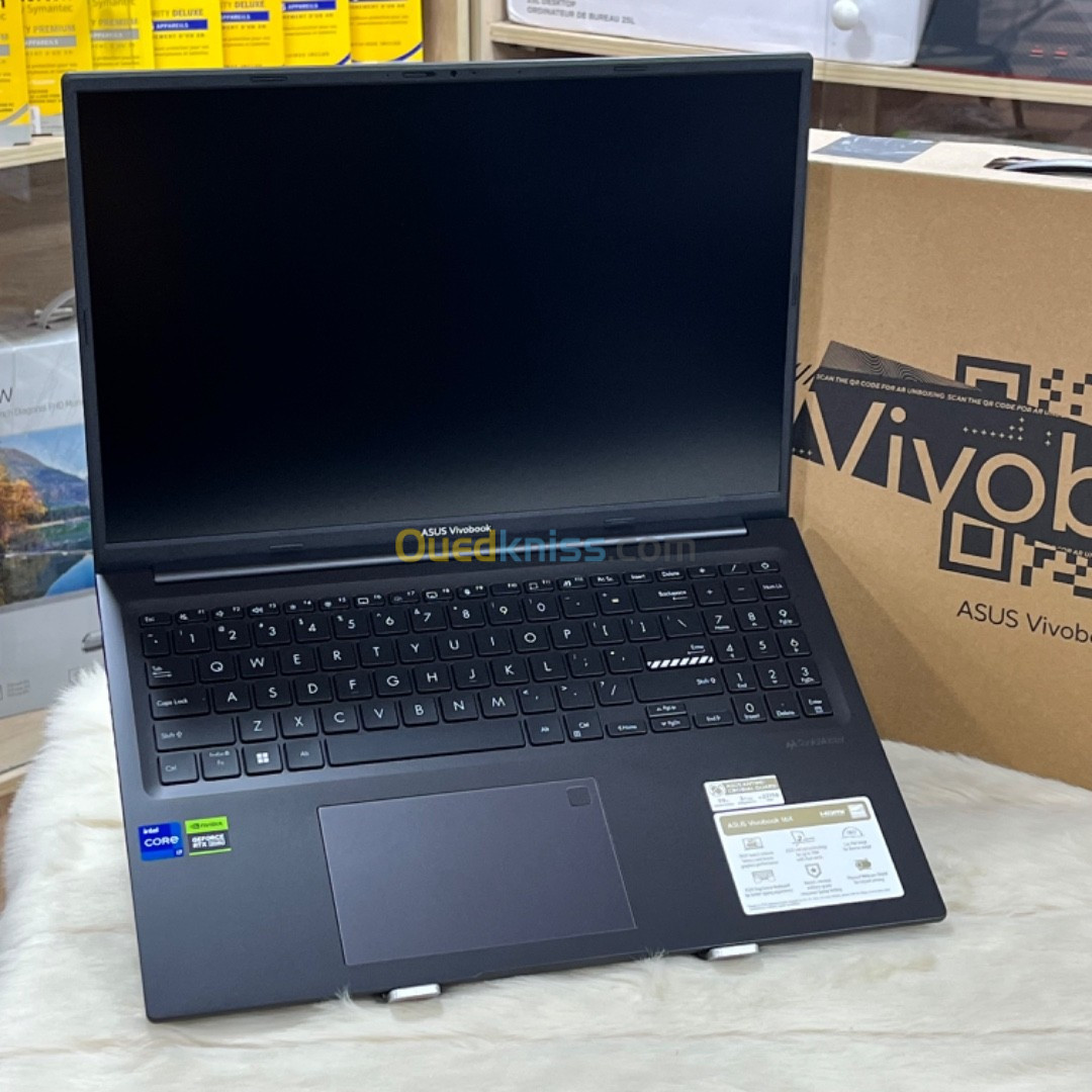 ASUS VIVOBOOK 16 I7 13700H RAM 16GO 1TB SSD RTX 4050 6GO ECRAN 16 2K LED WIN 11 neuf sous emballage 