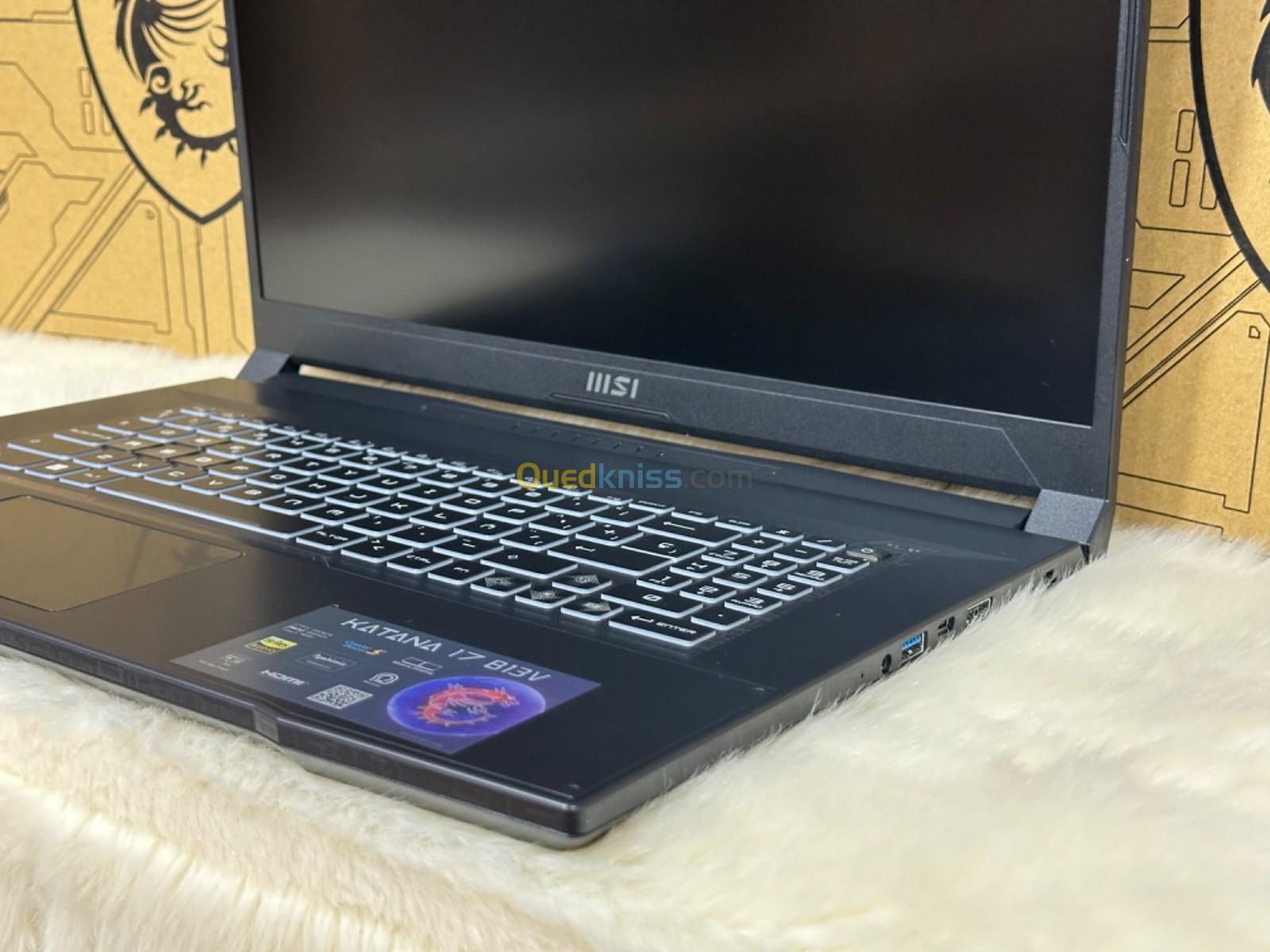 MSI KATANA 17 B13VFK I7 13700H 32GO DDR5 1TO SSD NVME NVIDIA GEFORCE RTX4060 8GO 17.3 240Hz NEUF