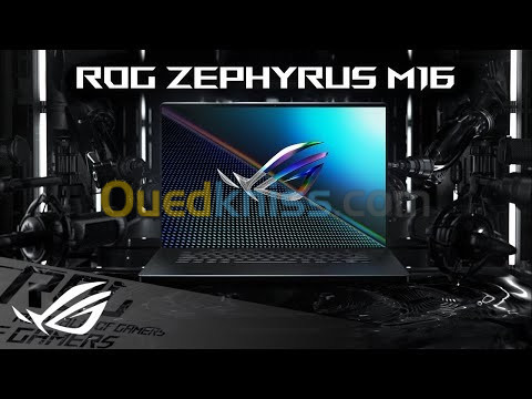 ASUS ROG ZEPHYRUS M16 GU603ZM I7 12700H 16GO 1TO SSD NVIDIA GEFORCE RTX3060 6GO GDDR6