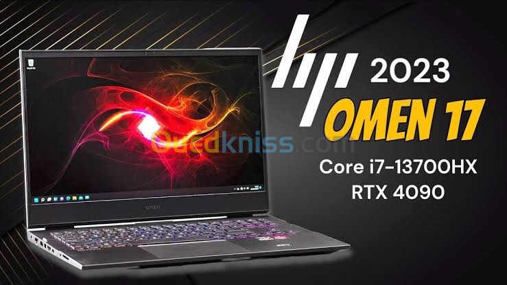 HP OMEN 17-CK2013NF I7 13700HX 32GO DDR5 1TO SSD NVIDIA GEFORCE RTX4090 16GO NEUF SOUS EMBALLAGE 