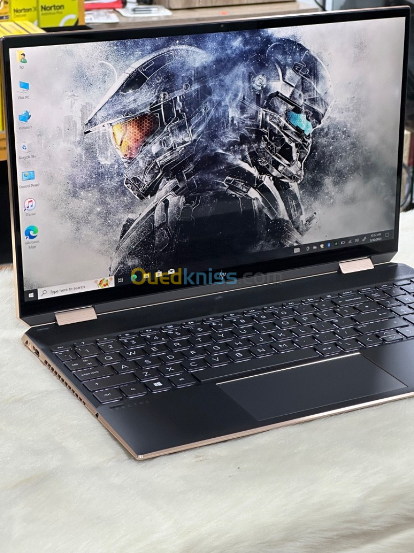 HP SPECTRE X360 OLED EB0XXX I7 10750H 16GO 512GO SSD NVME NVIDIA GEFORCE GTX1650Ti 4GO TACTILE 