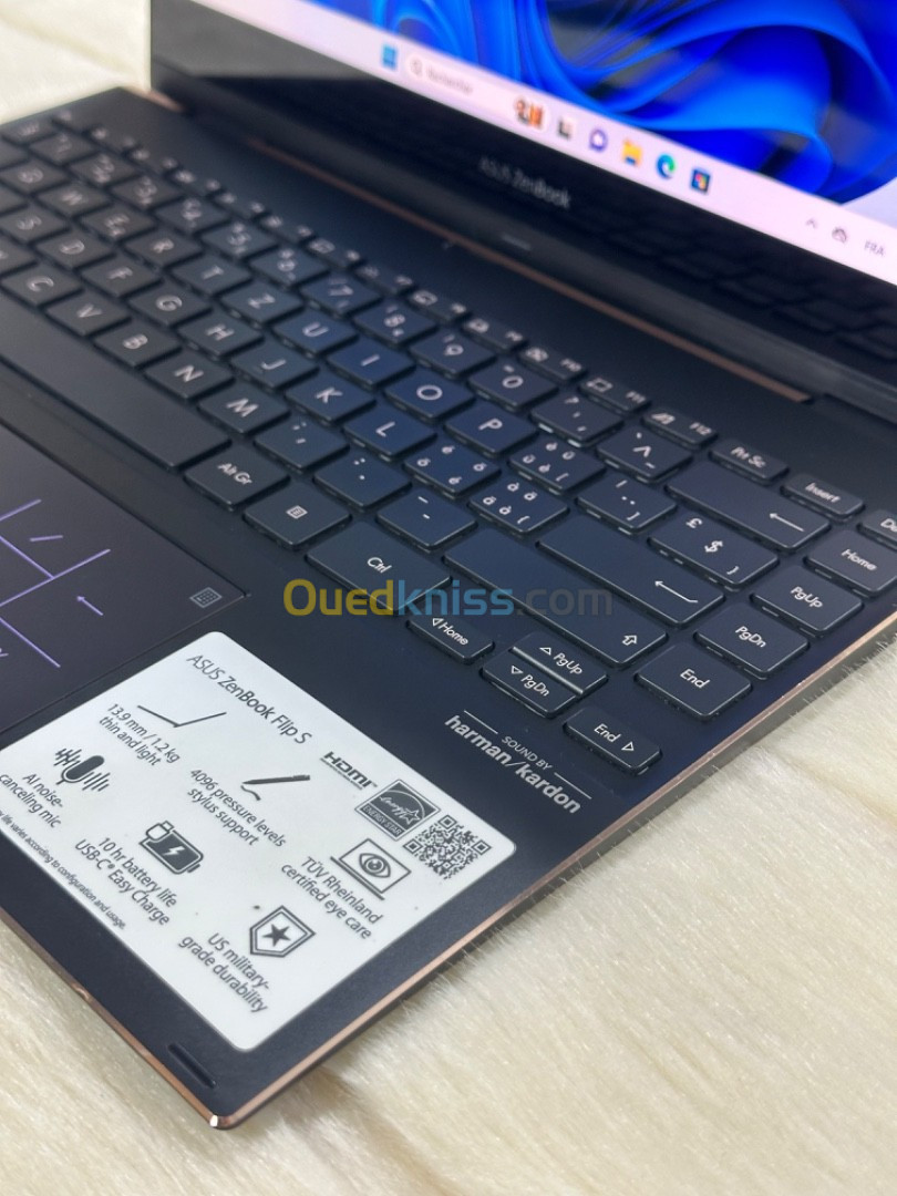 ASUS ZENBOOK FLIP S13 UX363EA I7 1165G7 16GO 1TO SSD TACTILE