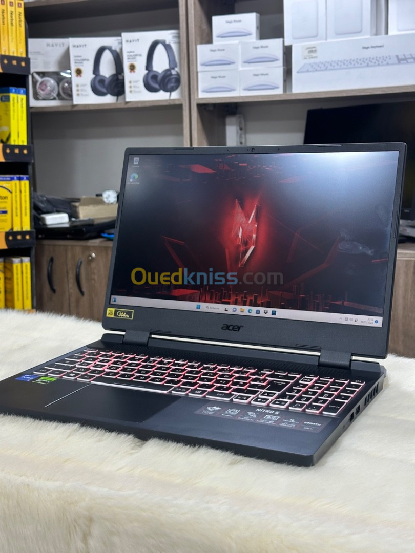 ACER NITRO 5 AN515-58 I5 12450H 16GO DDR5 512GO SSD NVIDIA GEFORCE RTX4060 8GO GDDR6