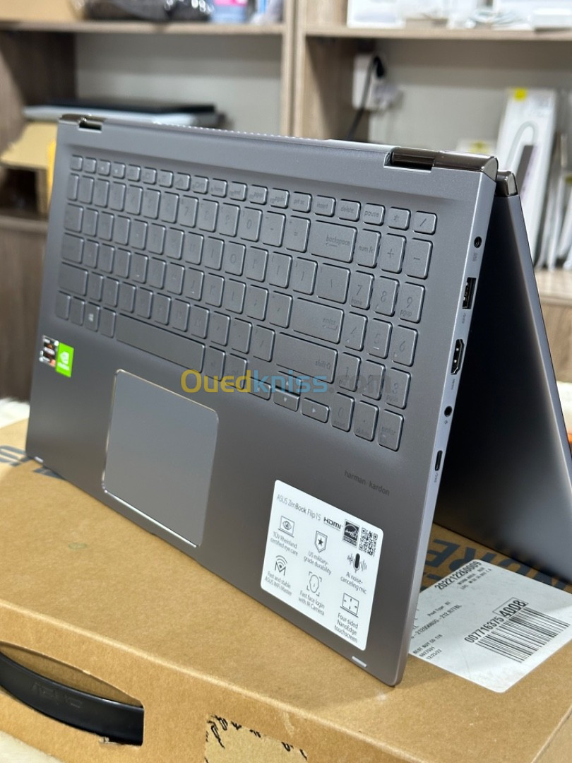 ASUS ZENBOOK X360 Q508U AMD RYZEN 7 5700U 8GO 256GO SSD NVIDIA MX350 2GO NEUF SOUS EMBALLAGE 