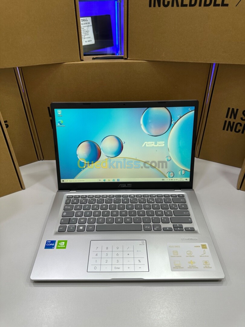 LAPTOP ASUS VIVOBOOK X415E Intel i5-11éme 8GB 256GB 14" Nvidia MX330