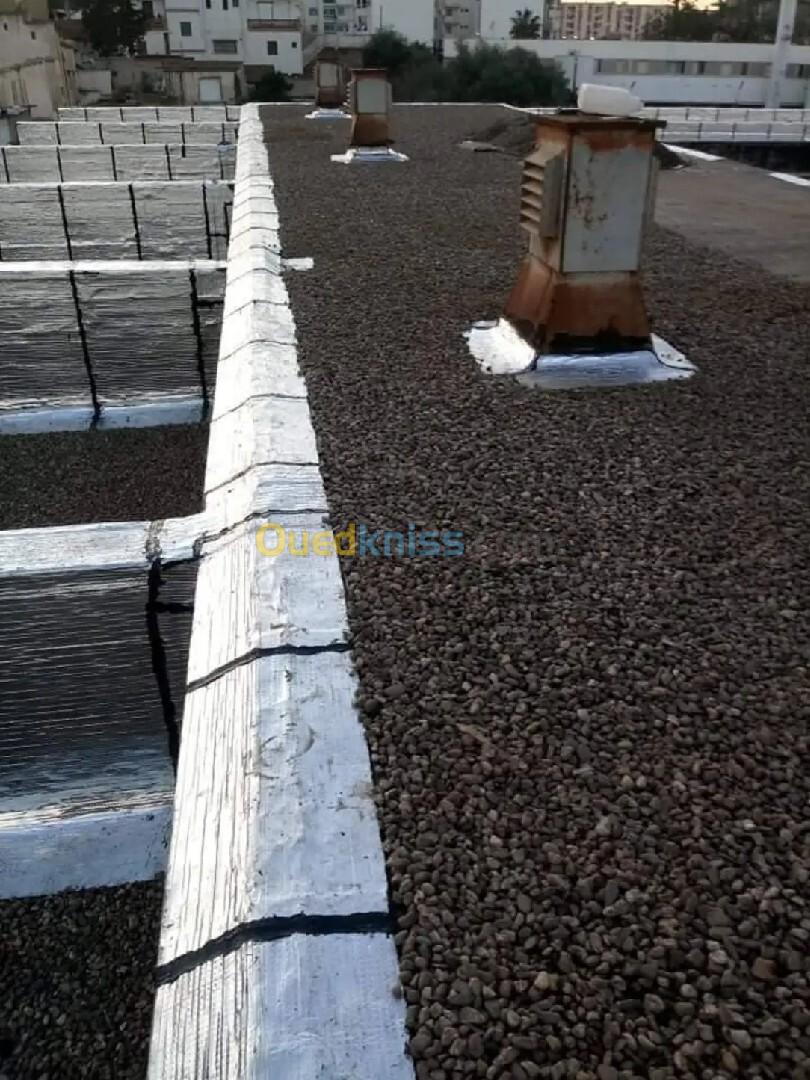 تزفيت السطوح Travaux etancheite 