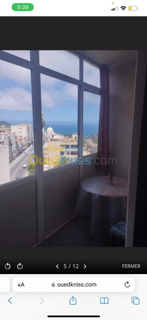 Vente Appartement F03 Alger El biar