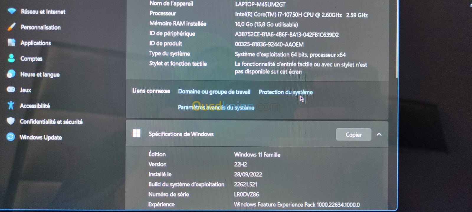 Lenovo yoga slim 7 i7, 15IMH05 