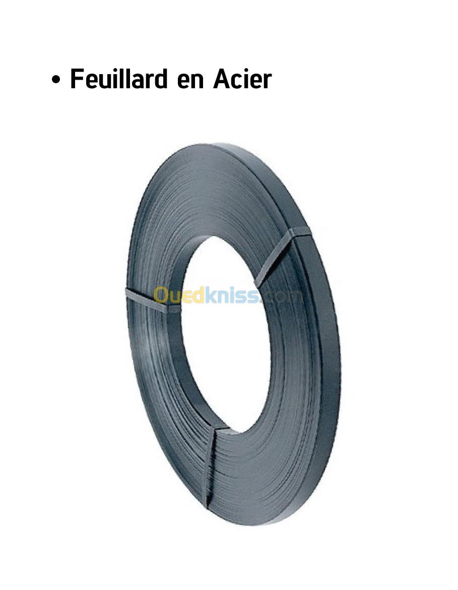 Feuillard PP / PET / ACIER حزام الربط