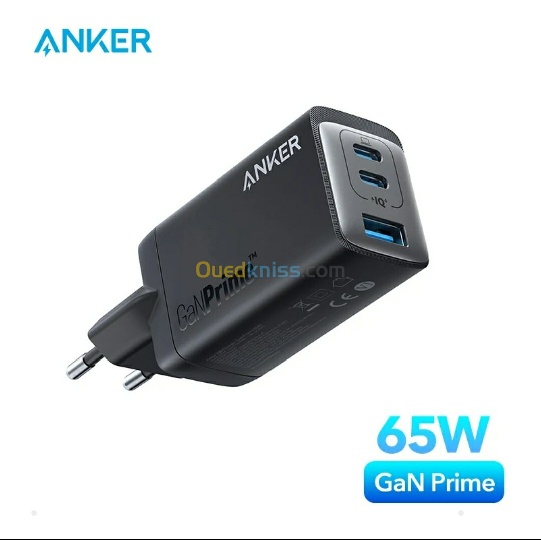 Chargeur Anker 20w nano pro/ 30w/33w/40w/65w/câble anker