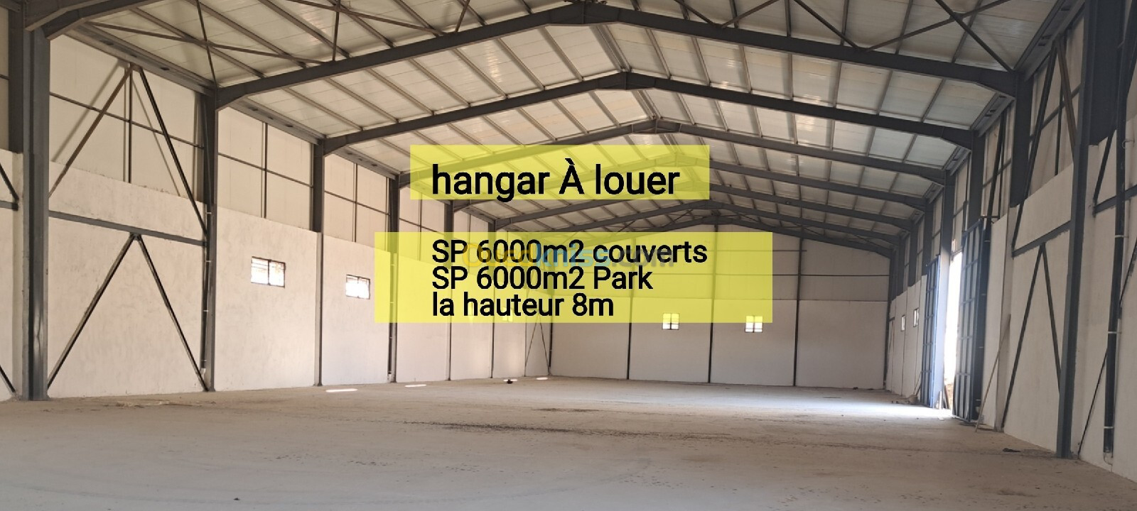 Location Hangar Boumerdès Ouled moussa