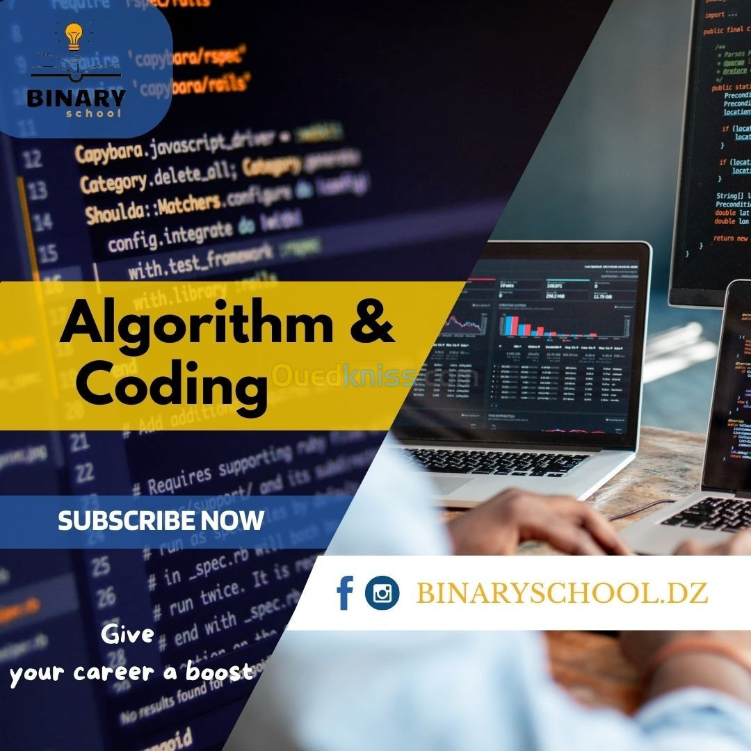 Formation Langages De Programmation Niveau 0 Coding & Algorithm أساسيات البرمجة و الخورزميات